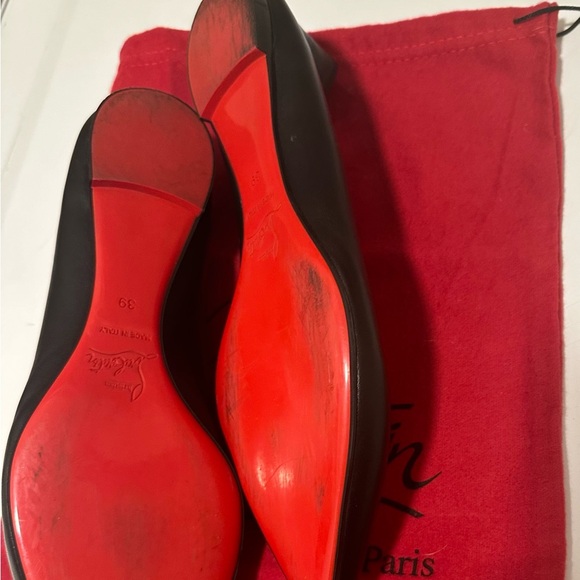 Christian Louboutin black flats, size 39 (fit like size 8 to me) - Picture 4 of 12